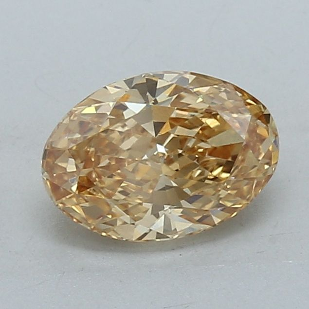1.71 ct. Fancy Intense Orangey Yellow/VS1 Oval Lab Grown Diamond