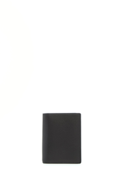 Simple Card Wallet in Black Leather
