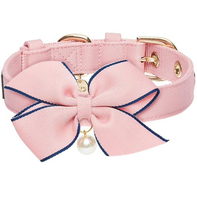 The Most Coveted Dog Collar with Bowtie and Pearl Chic