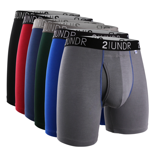 Swing Shift 6" Boxer Brief - Basics 6 Pack V2