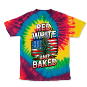 Red White and Baked OG Tie dye
