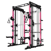 RitFit M1 PRO Multi-Functional Smith Machine with Cable Crossover System and Squat Rack for Home Gym