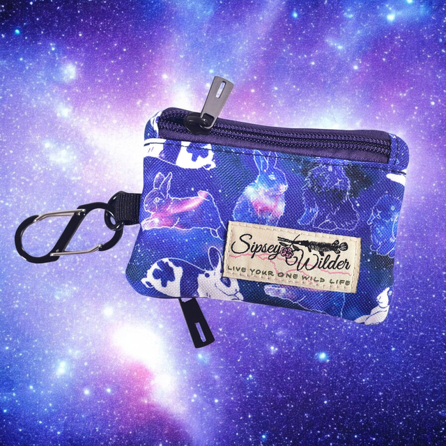 Cosmic Bunnies Clip Wallet