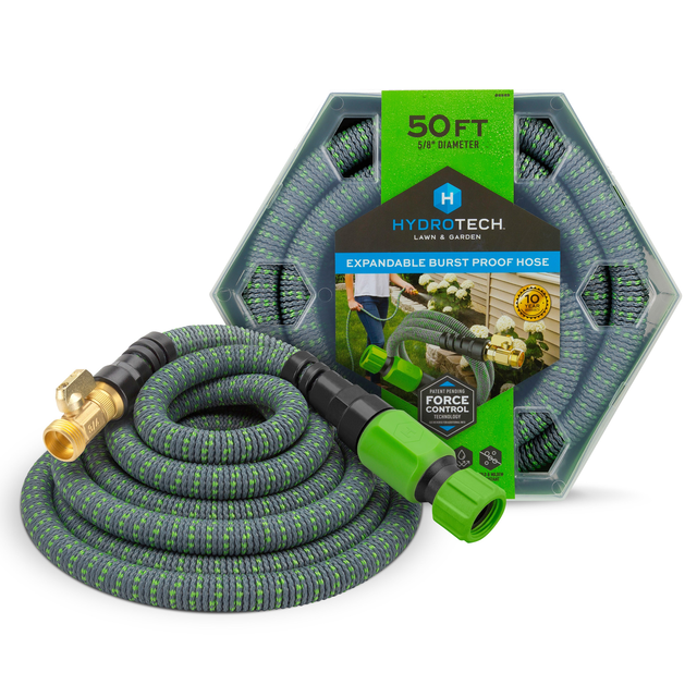 5/8" x 50' Expandable Burst Proof Hose - Green