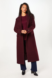 Tall Gold Trim Maxi Coat