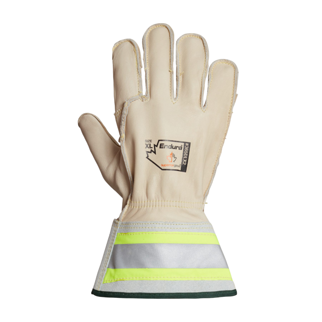 Endura® 365DLX2 2XL Lineman Gloves with Short 2-inch Hi-Viz Cuffs