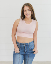 Crew Neck Tank Halftee