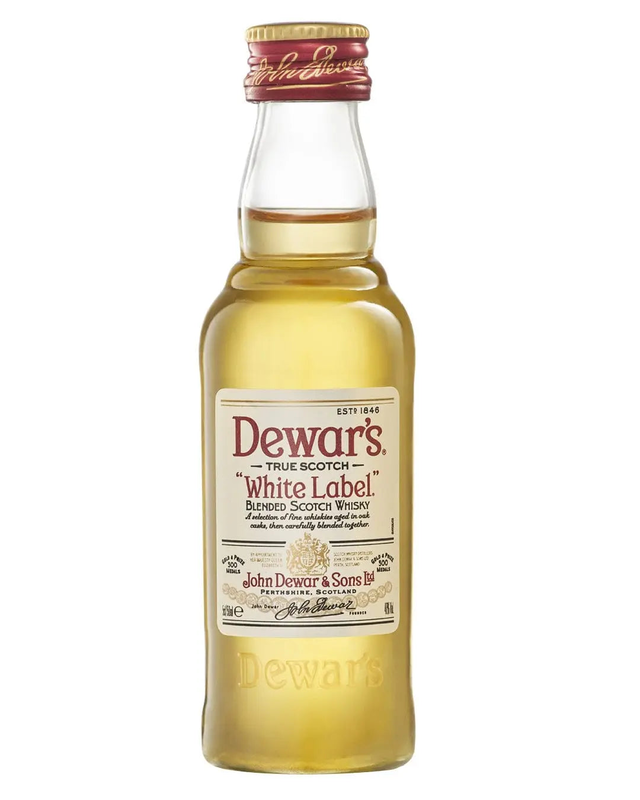 Dewar's White Label Whisky Miniature, 5 cl