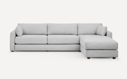 Span Sleeper Storage Sectional with Reversible Chaise