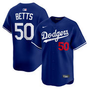 MLB Los Angeles Dodgers Mookie Betts Nike Alternate 2 Limited Jersey - Blue