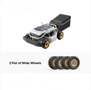 Steep Slope Bundle: Mowrator S1 4WD Lawn Mower+2 Pairs of Wide Wheels