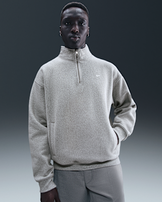 Nike Solo Swoosh Men's Fleece Quarter-Zip Top