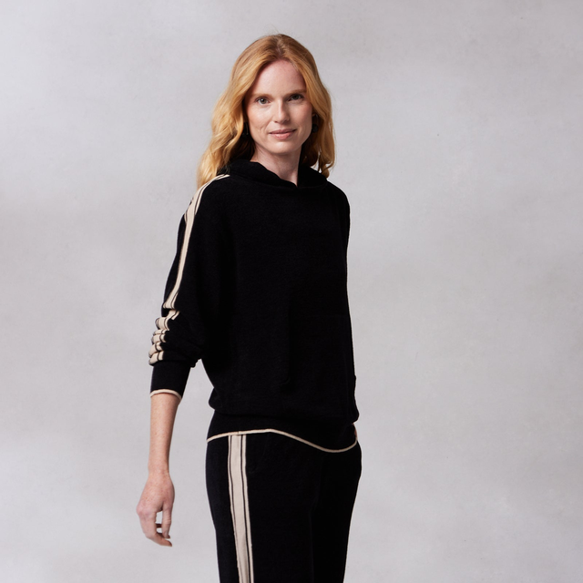 Women's - Track Hoodie - Stripe - Kash-chic™