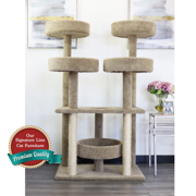 Cat's Choice 55" Cat Tower Castle Gym for BIG Cats - 130600
