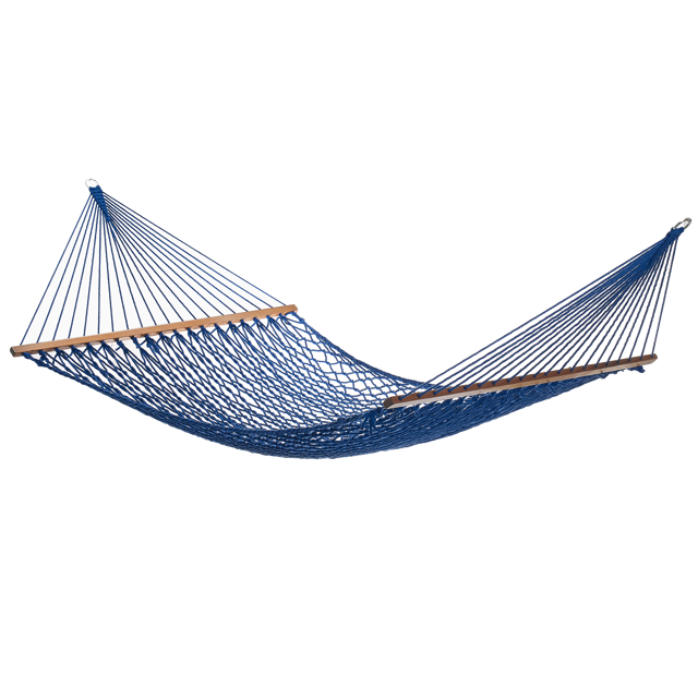 Miami - Blue Rope Indoor/Outdoor Hammock (55" x 82") - PET