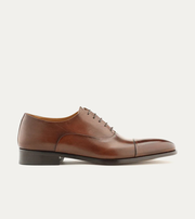 Cap Toe Oxford Brown Antique Leather