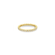14k Diamond Bezel Eternity Band Ring
