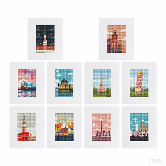 Around the World Collection - Mini Diamond Painting Kit