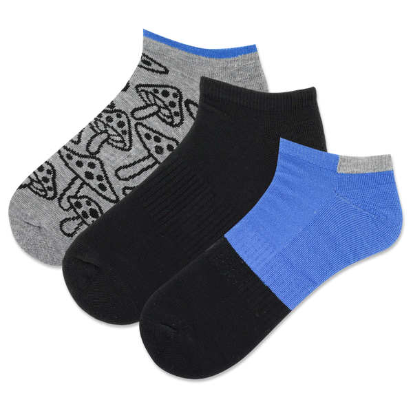 HOTSOX Men's Mushroom Low Cut Sock 3 Pack