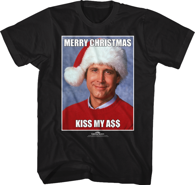 Clark Griswold Kiss My Ass Christmas Vacation T-Shirt