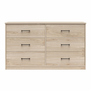 Easy Build Pearce Wide 6 Drawer Dresser with Interlocking SwitchLock™ System