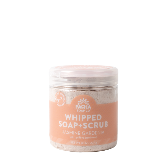 Jasmine Gardenia Whipped Soap + Scrub