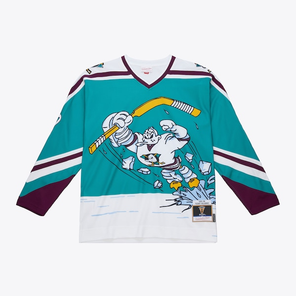 Teemu Selanne Teal Anaheim Ducks 1995/96 Alternate Power Play Jersey