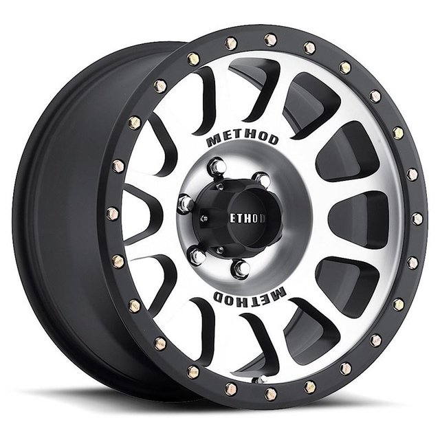Method Race Wheels MR305 NV, 17x8.5, 0mm Offset, 6x135, 94mm Centerbore, Machined/Black Street Loc (MR30578516300)