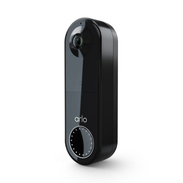Arlo Essential Wireless Smart Video Doorbell Black - Certified Refurbished