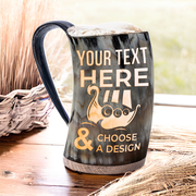 Personalized Horn Tankard
