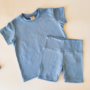 Light Blue Biker Set