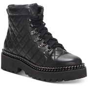Vince Camuto Womens Maissa Leather Embellished Ankle Boots