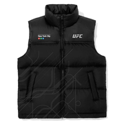Men's Black UFC 322 Metro Full-Zip Puffer Vest
