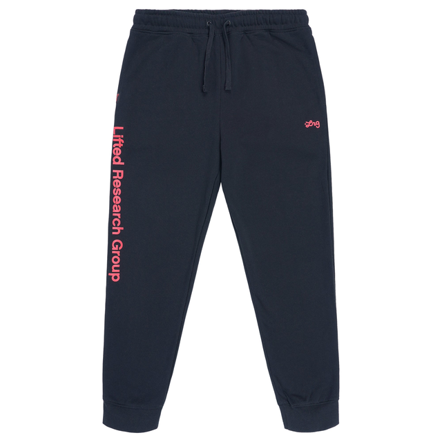LIFTED SCRIPT JOGGER - Black/Red