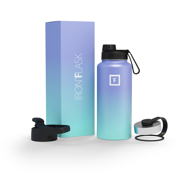 32 Oz Wide Mouth Water Bottle With Spout Lid