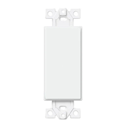 Blank Decorator Wall Plate Insert, White