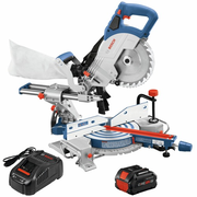 Factory Reconditioned Bosch 18V Single-Bevel Slide 8-1/2 in. Cordless Miter Saw Kit (8 Ah)