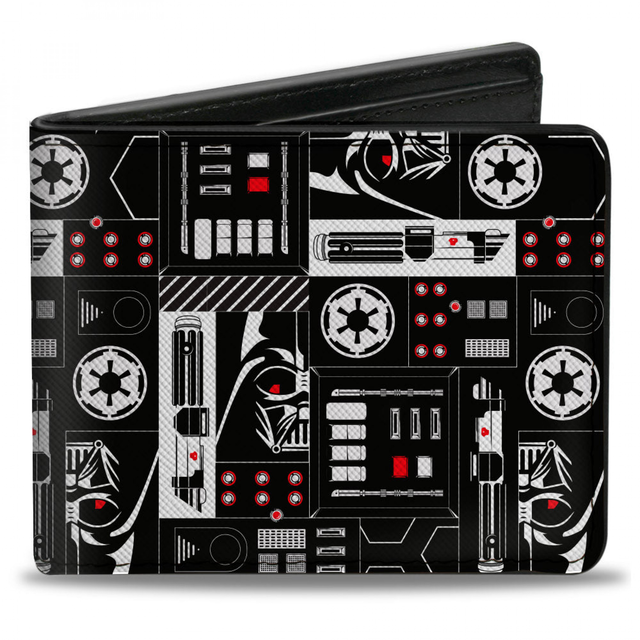 Star Wars Darth Vader Icons Vegan Leather Bi-Fold Wallet