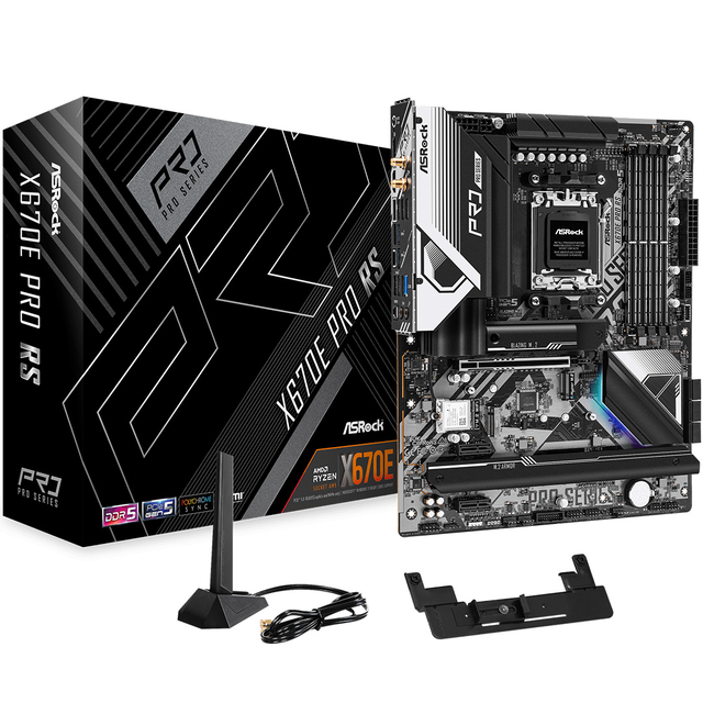 Buy ASRock X670E Pro RS DDR5 Motherboard [X670E-PRO-RS] | PC Case Gear Australia