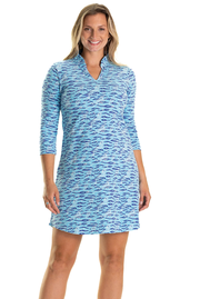 The Lillian Dress in Leland Gal Shoreline