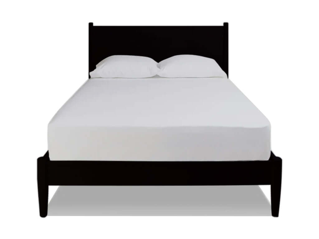 Black Wood Bed