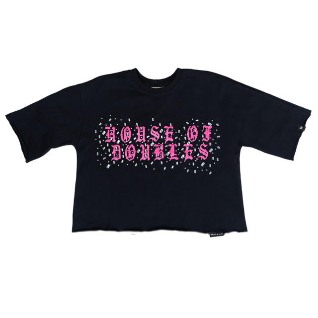 WATSON HOUSE OF DOUBLES LIVE UV T-SHIRT (BLACK)