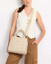 Kloe Croc Satchel Bag