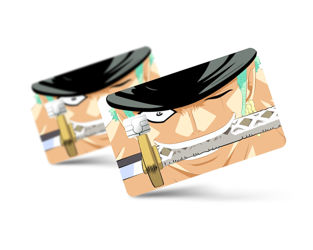 One Piece Zoro Eyes Credit Card Skin