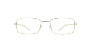 Glasses Direct ™ -Kai Rectangle Shiny Gold Glasses for Men | Glasses Direct