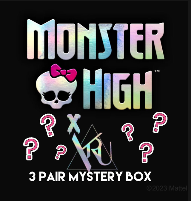 MONSTER HIGH x Y.R.U. MYSTERY BOX - 3 pairs
