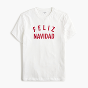 "Feliz Navidad" graphic tee