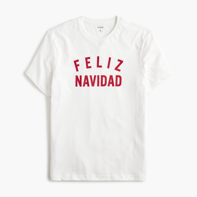 "Feliz Navidad" graphic tee