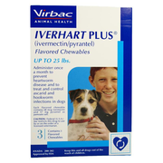 Iverhart Plus Flavoured Chewables for Dogs for Heartworm