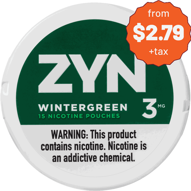 ZYN Wintergreen 3MG Nicotine Pouches
